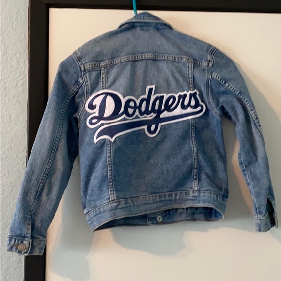 dodgers jean jacket womens